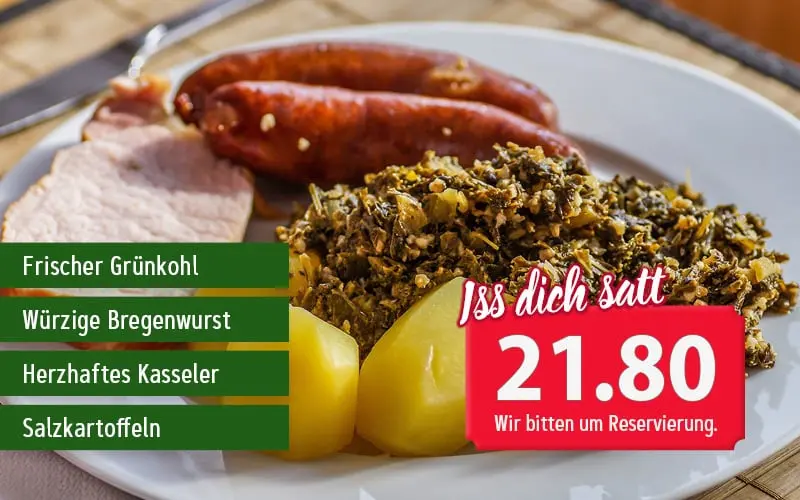 Angebot: Grünkohl satt