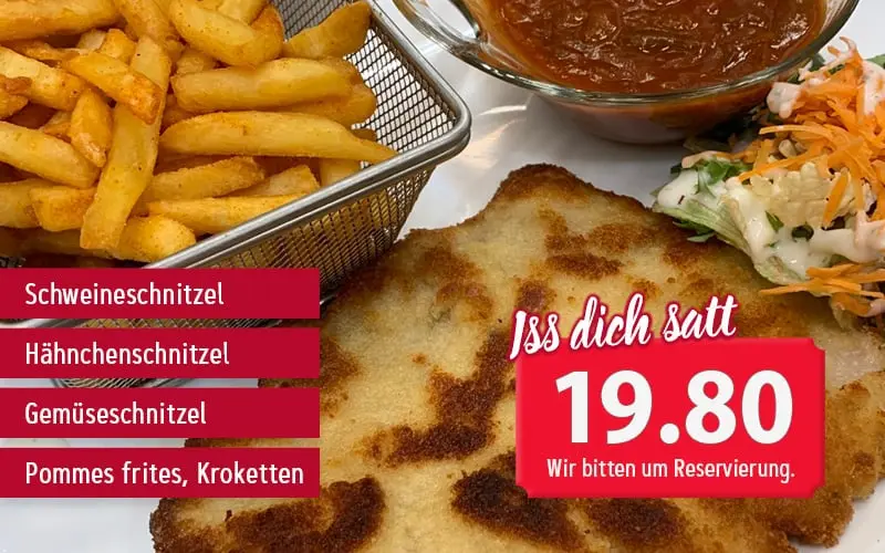 Angebot: Schnitzel satt